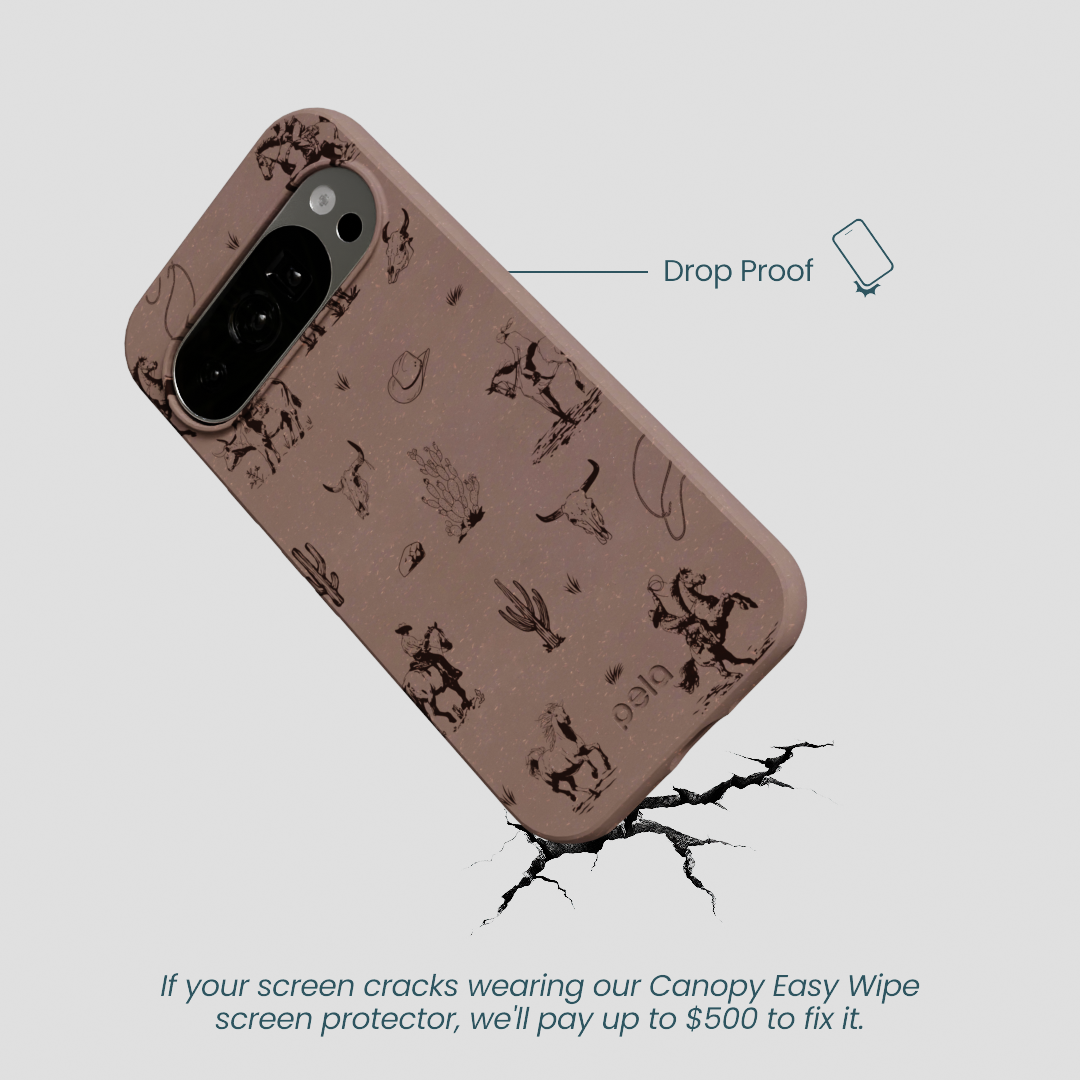 Chocolate Brown Wild Frontier Google Pixel 10/10 Pro Case