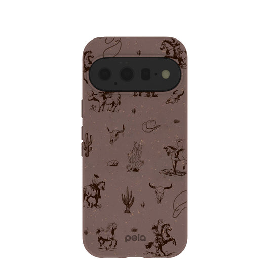 Chocolate Brown Wild Frontier Google Pixel 11 Case