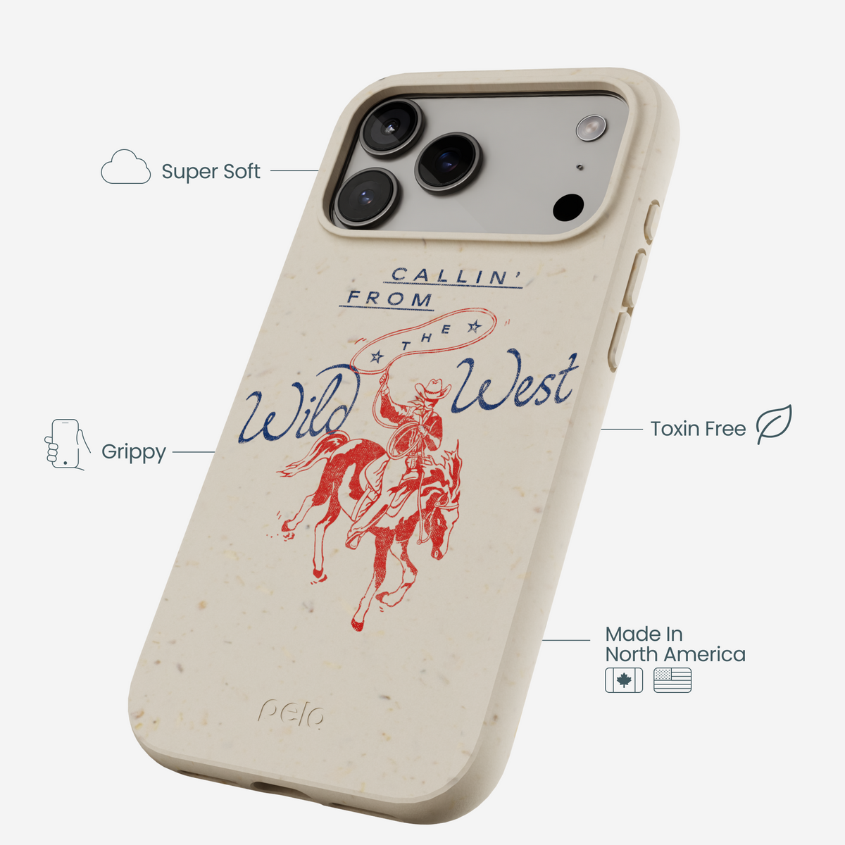 London Fog Wild West Calling iPhone 17 Pro Max Case