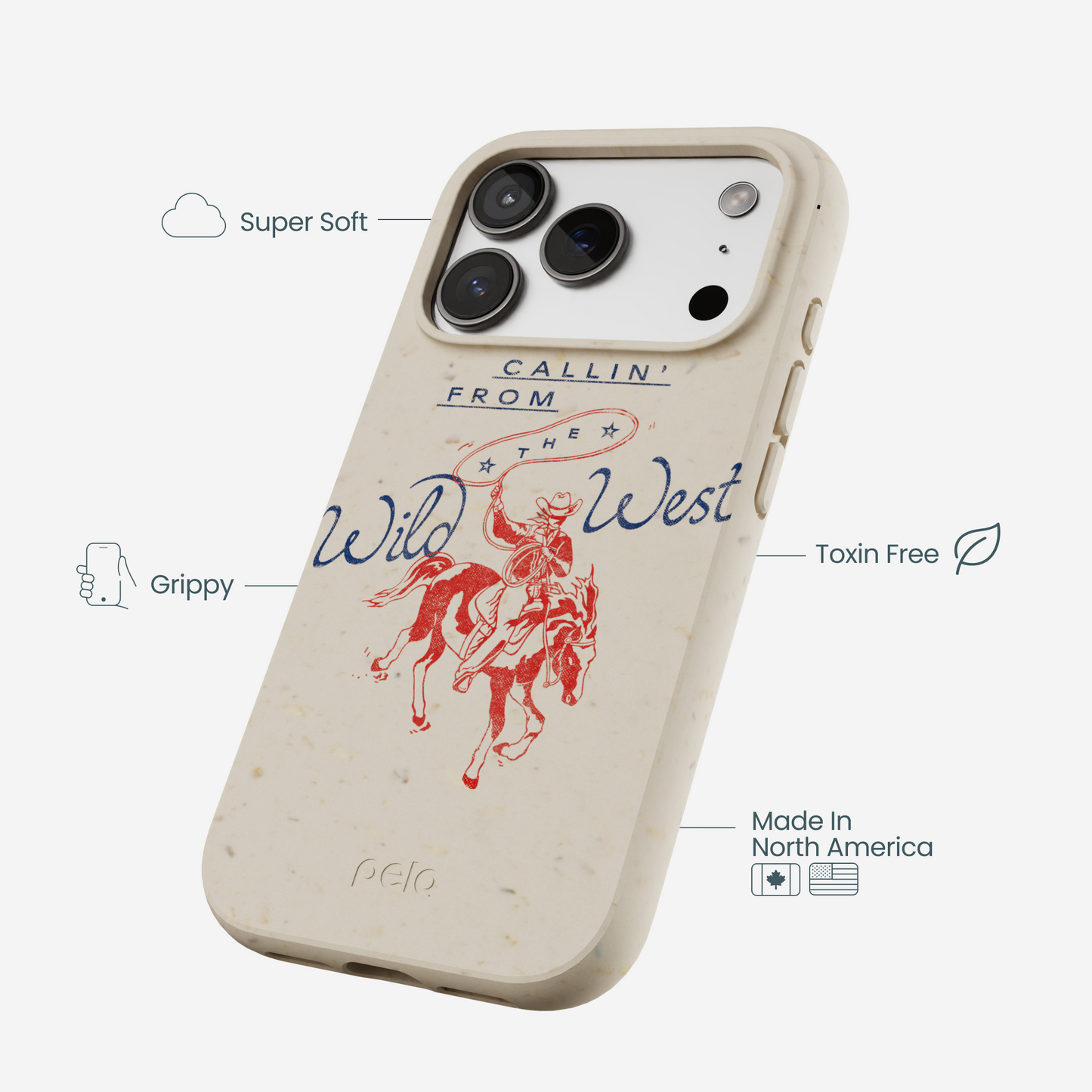 London Fog Wild West Calling iPhone 17 Pro Case