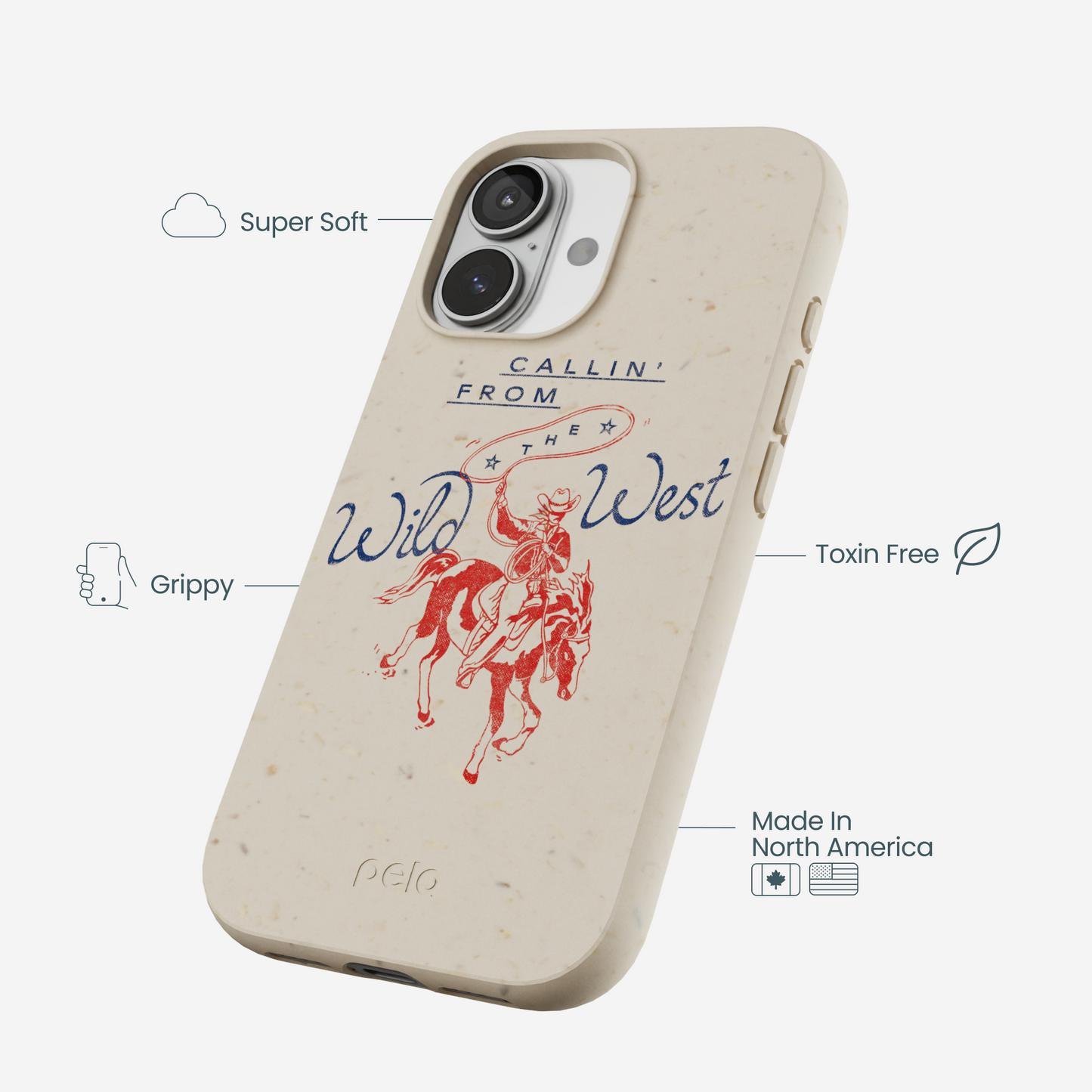 London Fog Wild West Calling iPhone 17 Case
