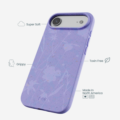 Lavender Wildflower Stitching iPhone Air Case