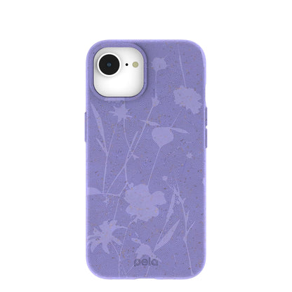 Lavender Wildflower Stitching iPhone 16e/17e Case