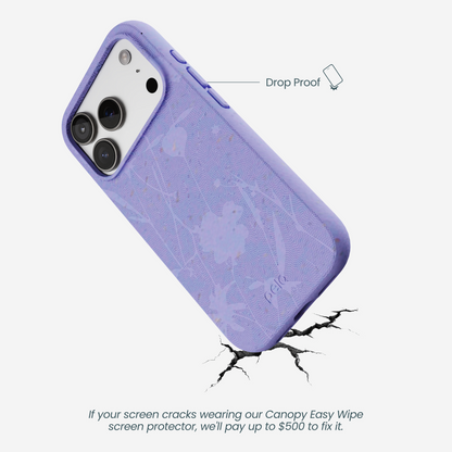 Lavender Wildflower Stitching iPhone 17 Pro Case