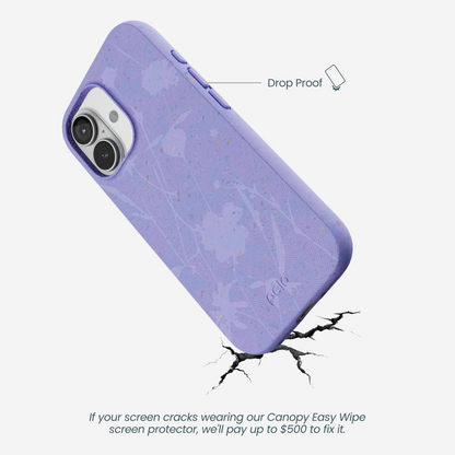 Lavender Wildflower Stitching iPhone 17 Case