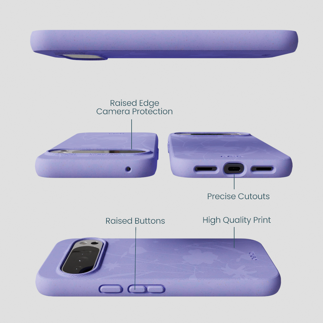 Lavender Wildflower Stitching Google Pixel 10 Pro XL Case