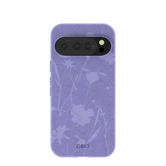 Lavender Wildflower Stitching Google Pixel 10/10 Pro Case