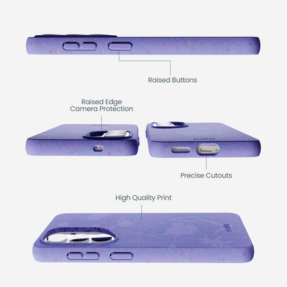 Lavender Wildflower Stitching Samsung Galaxy S26 Case