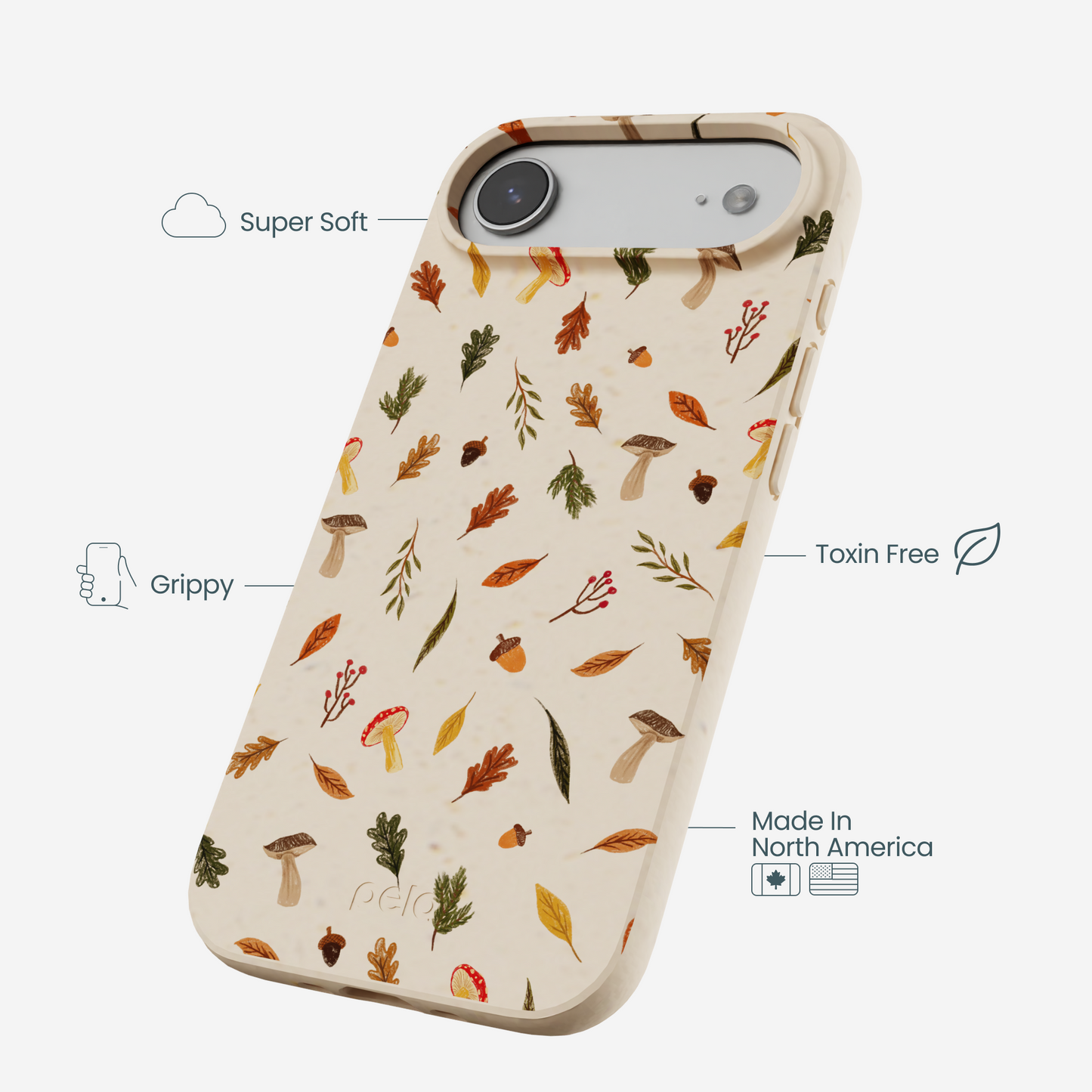 Seashell Woodland Harvest iPhone Air Case