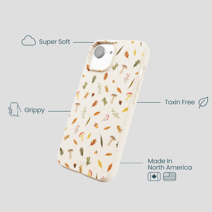 Seashell Woodland Harvest iPhone 16e/17e Case