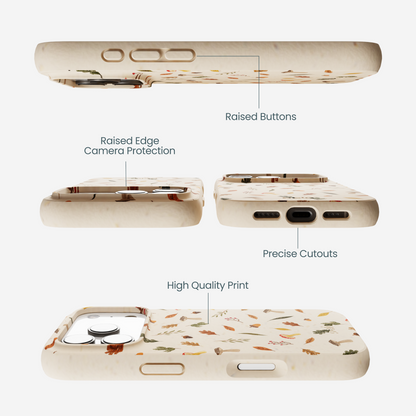 Seashell Woodland Harvest iPhone 17 Pro Case