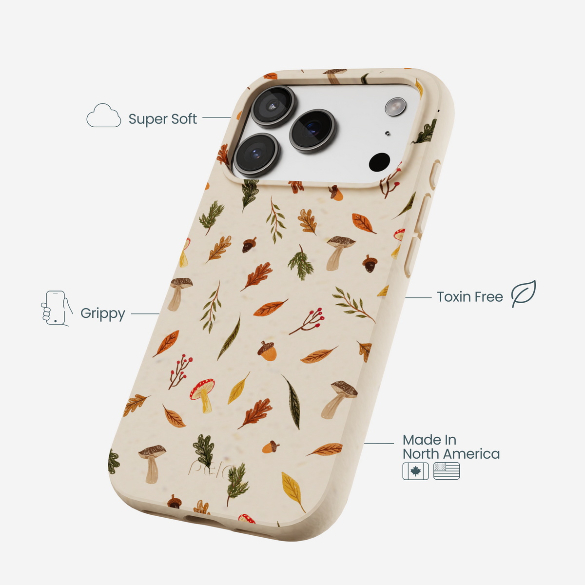 Seashell Woodland Harvest iPhone 17 Pro Case