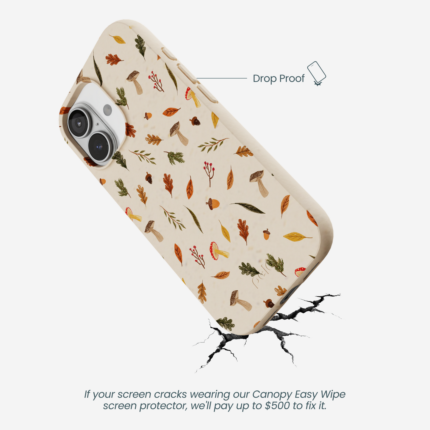 Seashell Woodland Harvest iPhone 17 Case