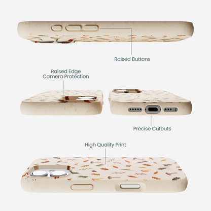 Seashell Woodland Harvest iPhone 17 Case
