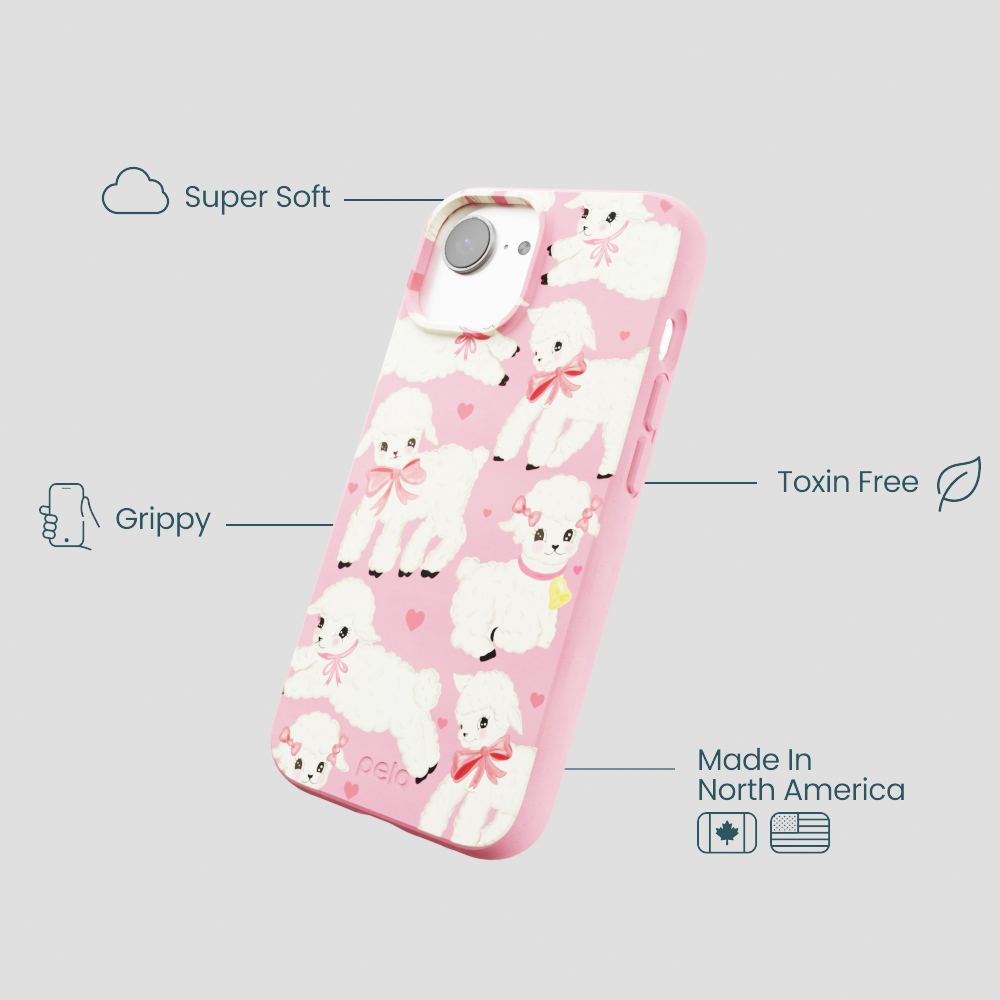 Bubblegum Pink Wool You Be Mine iPhone 16e/17e Case