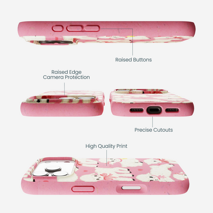 Bubblegum Pink Wool You Be Mine iPhone 17 Pro Case