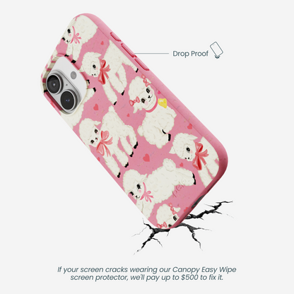 Bubblegum Pink Wool You Be Mine iPhone 17 Case