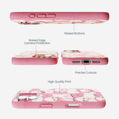 Bubblegum Pink Wool You Be Mine iPhone 17 Case