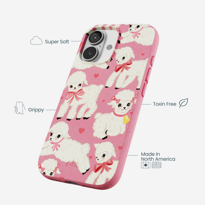 Bubblegum Pink Wool You Be Mine iPhone 17 Case
