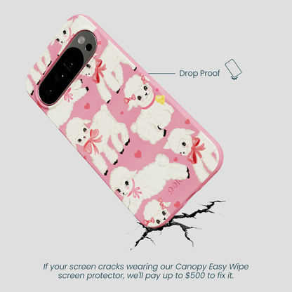 Bubblegum Pink Wool You Be Mine Google Pixel 10 Pro XL Case
