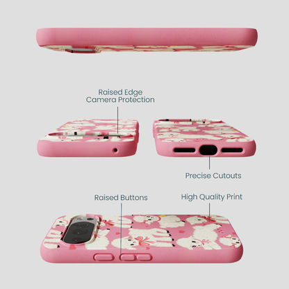 Bubblegum Pink Wool You Be Mine Google Pixel 10/10 Pro Case