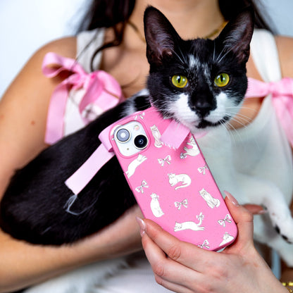 Bubblegum Pink Purrfection Google Pixel 10/10 Pro Case