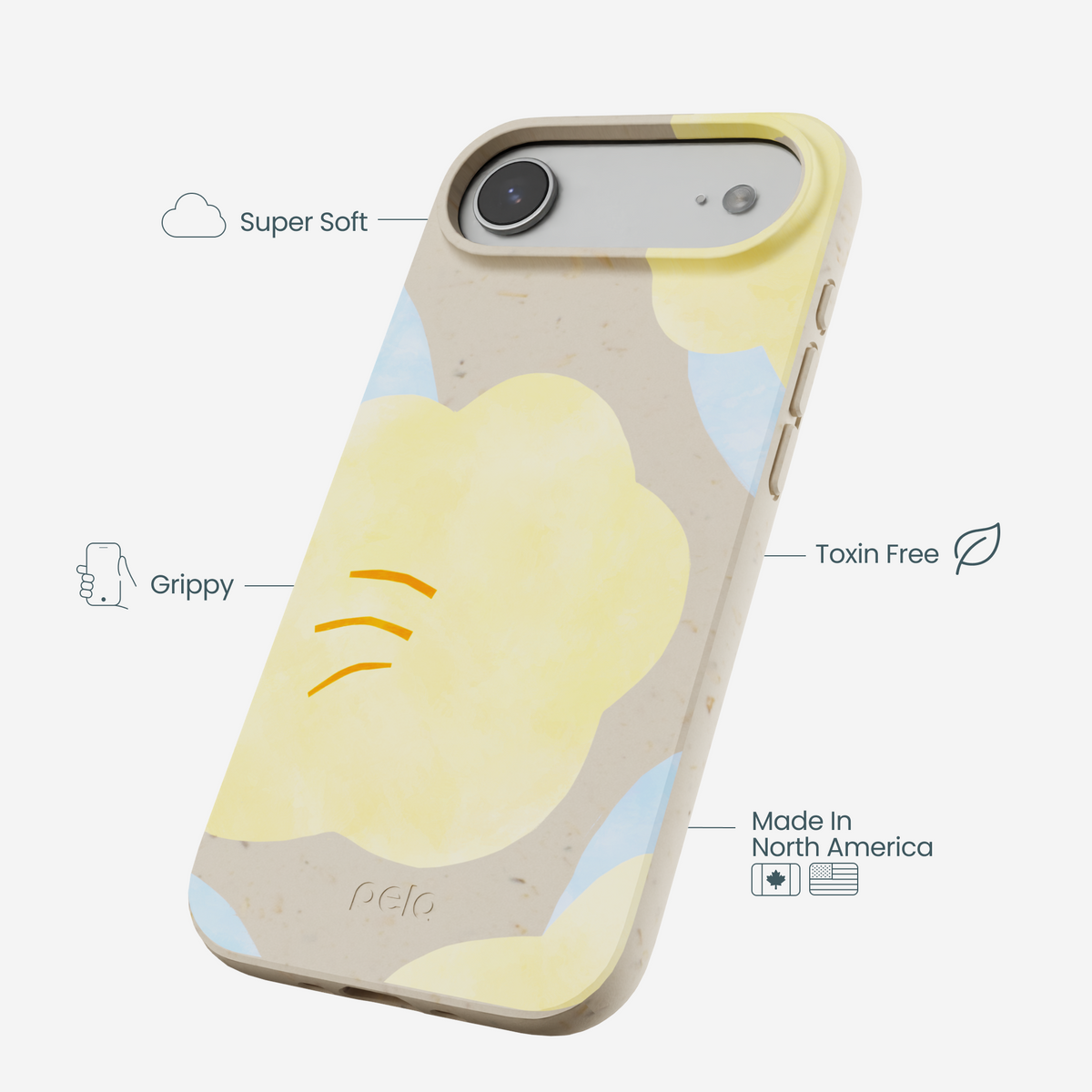 London Fog Yellow Flowers iPhone Air Case