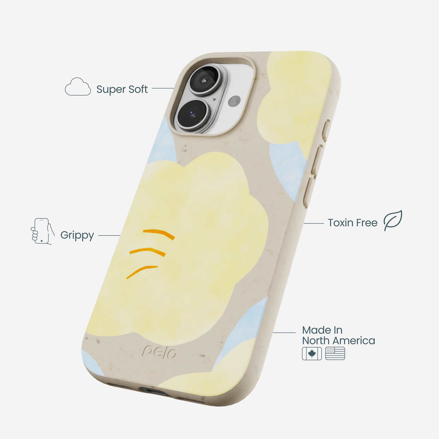 London Fog Yellow Flowers iPhone 17 Case