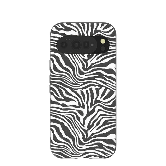 Black Zebra Lines Google Pixel 10 Pro XL Case