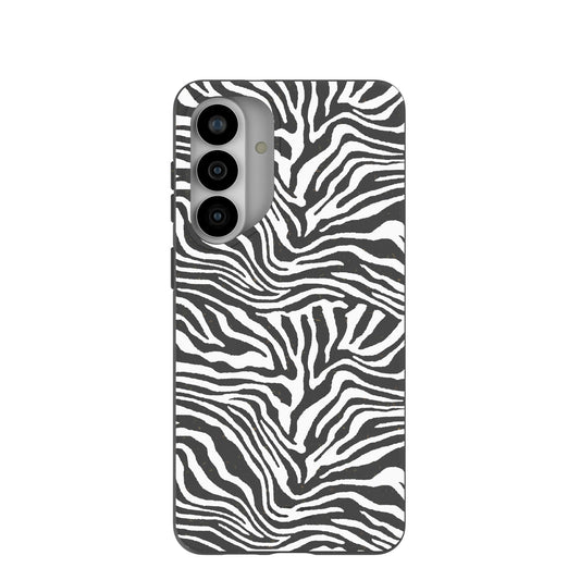 Black Zebra Lines Samsung Galaxy S26+(Plus) Case