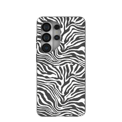 Black Zebra Lines Samsung Galaxy S26 Ultra Case