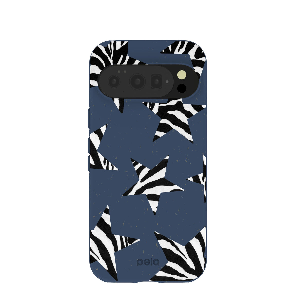 Navy Blue Zebra Stars Google Pixel 10/10 Pro Case