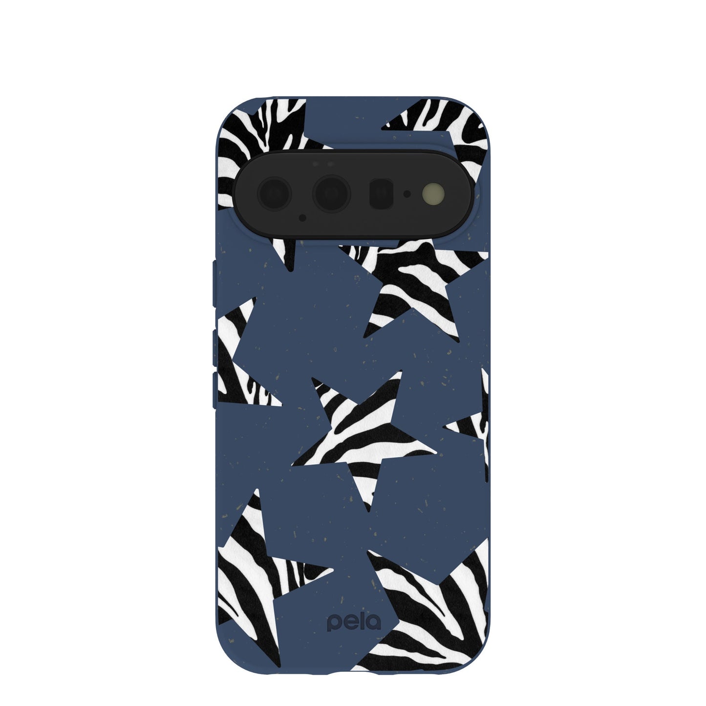 Navy Blue Zebra Stars Google Pixel 11 Case