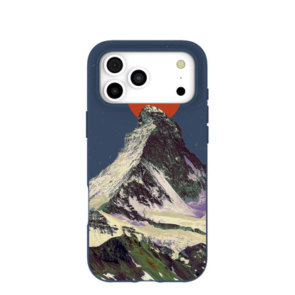 Navy Blue Zenith Sun iPhone 17 Pro Max Case