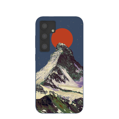 Navy Blue Zenith Sun Samsung Galaxy S24 Case