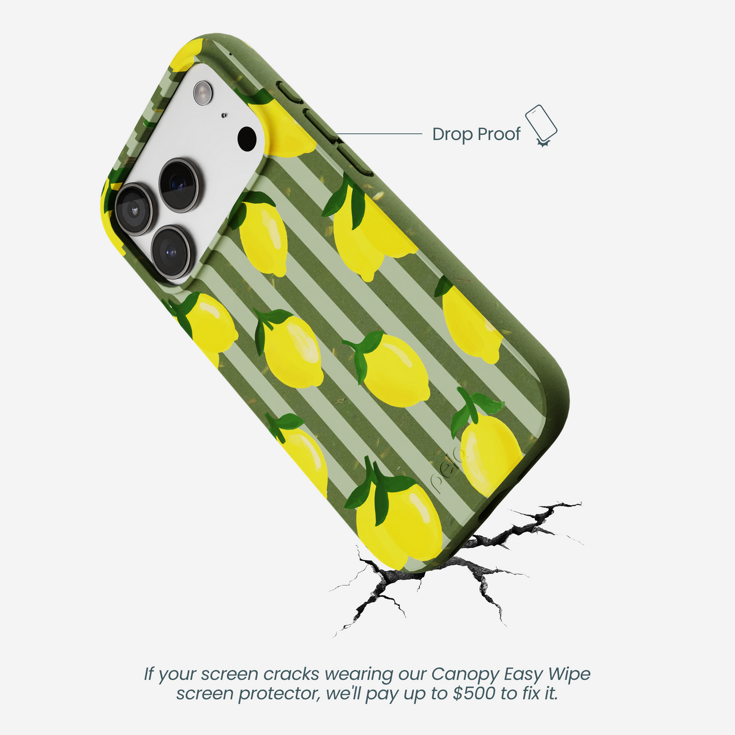 Forest Floor Zesty Lines iPhone 17 Pro Case