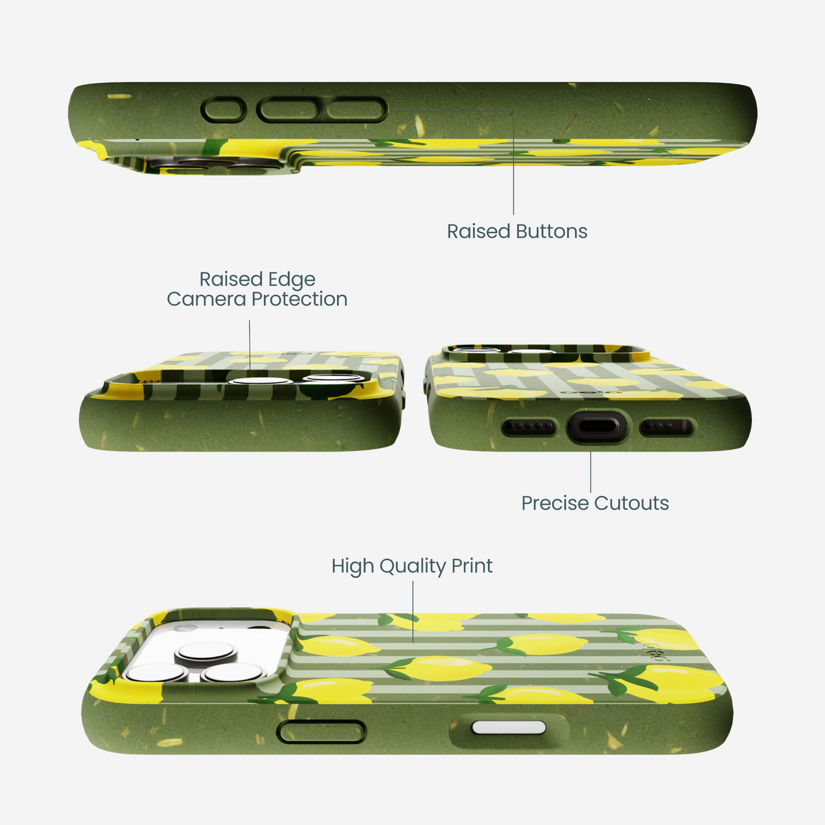 Forest Floor Zesty Lines iPhone 17 Pro Case