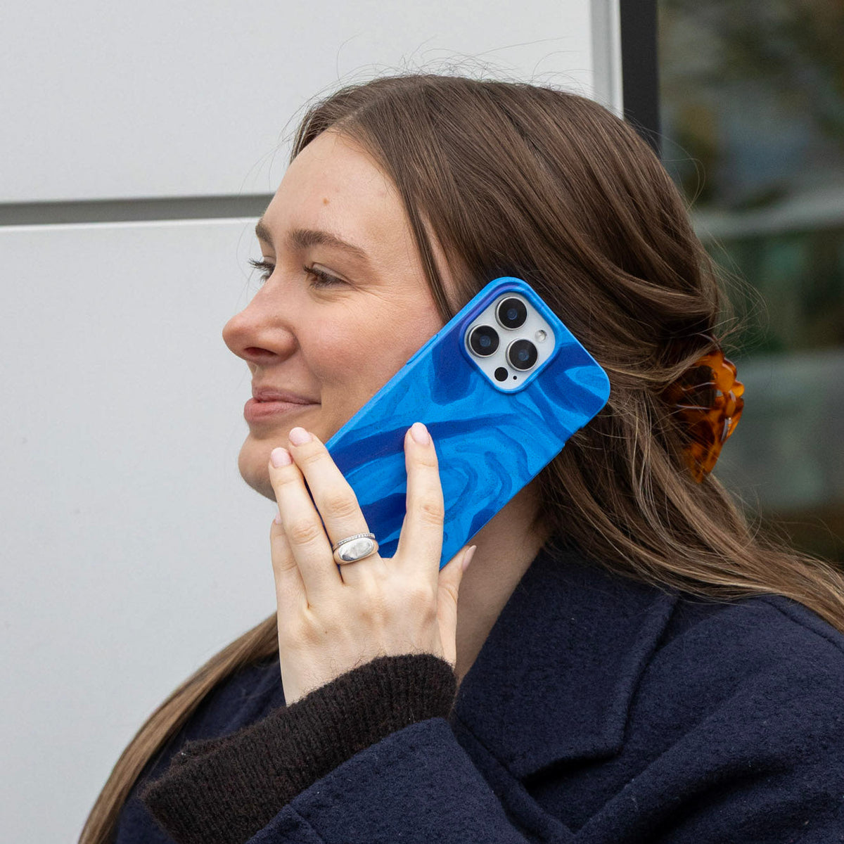 Electric Blue Blue Study Samsung Galaxy S26 Case
