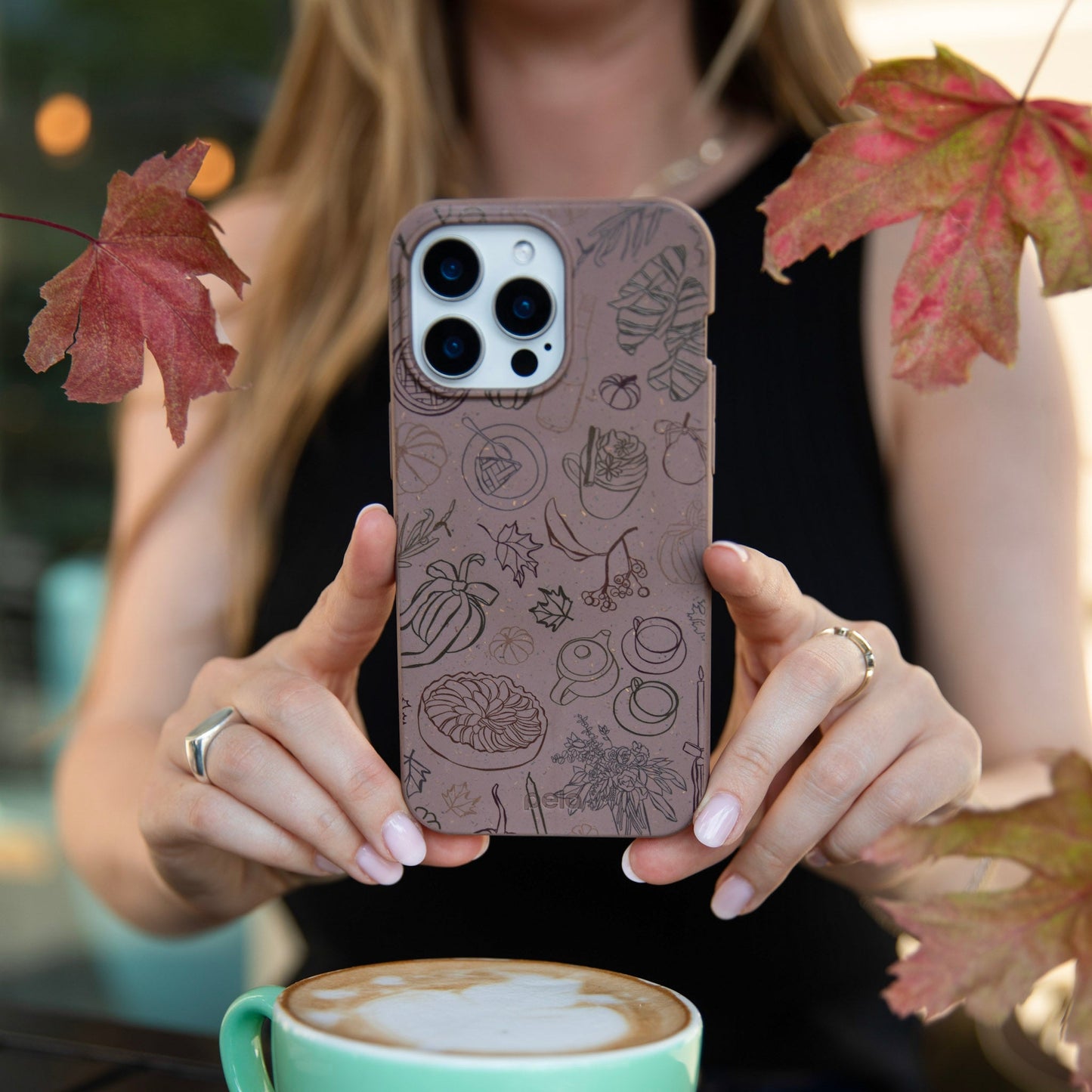 Chocolate Brown Autumn Sweets Google Pixel 10a Case