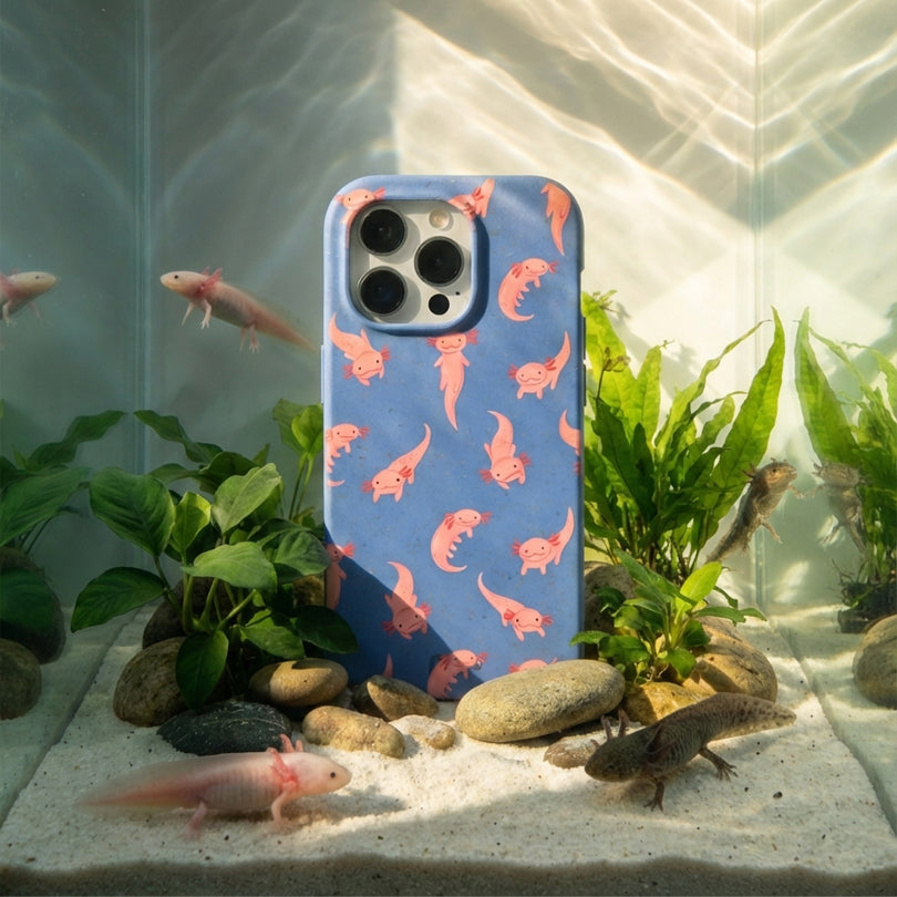 Electric Blue Axolotls Samsung Galaxy S26+(Plus) Case