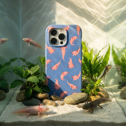 Electric Blue Axolotls Samsung Galaxy S26+(Plus) Case